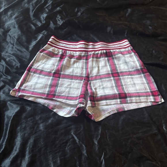 Wonder Nation Burgundy and Gray flannel Pajama Set - Picture 3 of 4